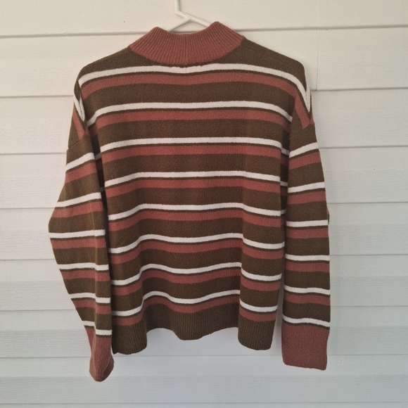 Madewell Redmond Mockneck Pocket Sweater Size Medium - Picture 4 of 9
